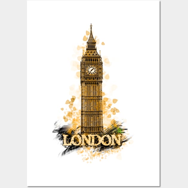 Big Ben, London Wall Art by Crazydodo